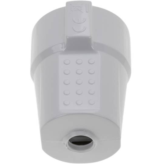 Clavija enchufe schuko recto hembra blanco