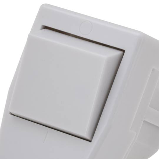 Schuko plug em ângulo branco e com interruptor