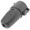 Tomada schuko plug reta fêmea IP44 preto