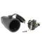 Tomada schuko plug reta fêmea IP44 preto