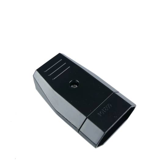 Clavija enchufe bipolar europlug hembra negro