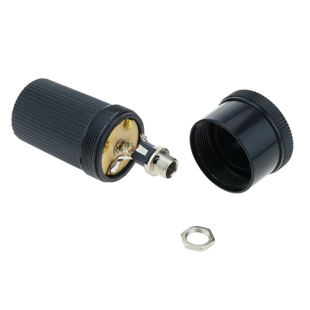 Connector femella encenedor de cotxe amb connector DC jack 2.1mm femella