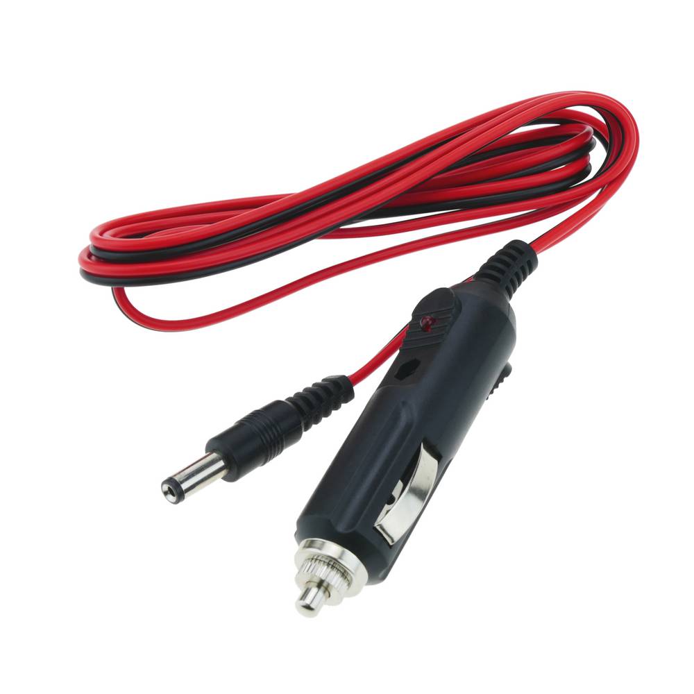 Car adapter with DC plug