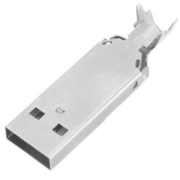 Connector USB tipus A femella per a soldar