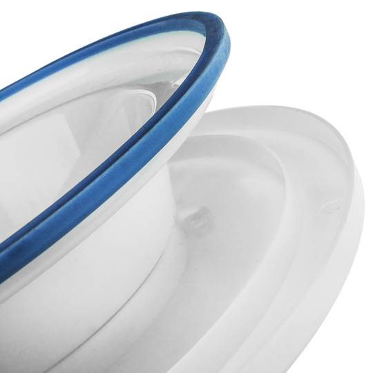 Kuchen Plattenspieler mit Spachteln. Manuelle rotierende drehteller 28 cm weiss