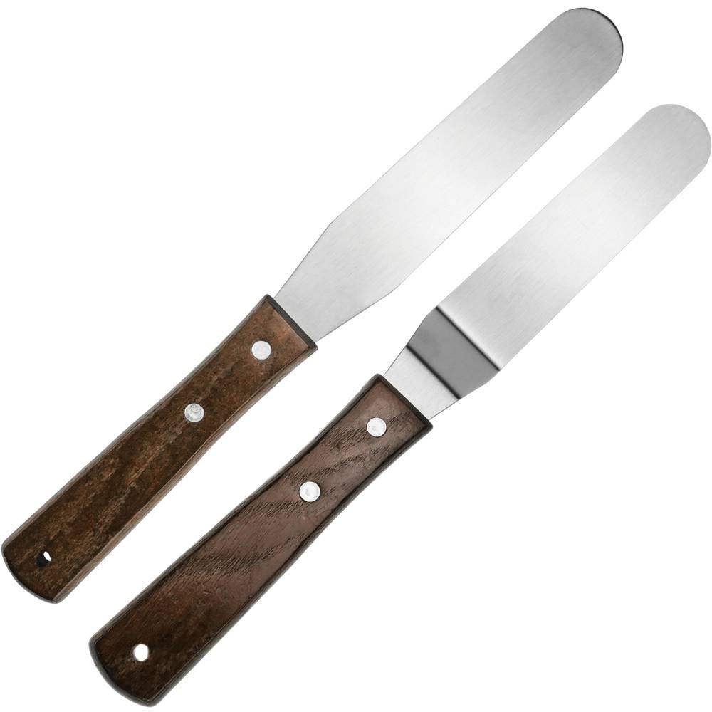 Kuchen Plattenspieler mit Spachteln. Manuelle rotierende drehteller 28 cm weiss