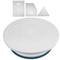 Base rotativa para bolos de 28 cm. Plataforma giratória branca