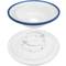 Base girevole per torte da 28 cm professionali. Piattaforma rotante bianca