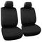 Capas de assento de carro preto. Cobertura de proteção universal para 5 assentos de carro