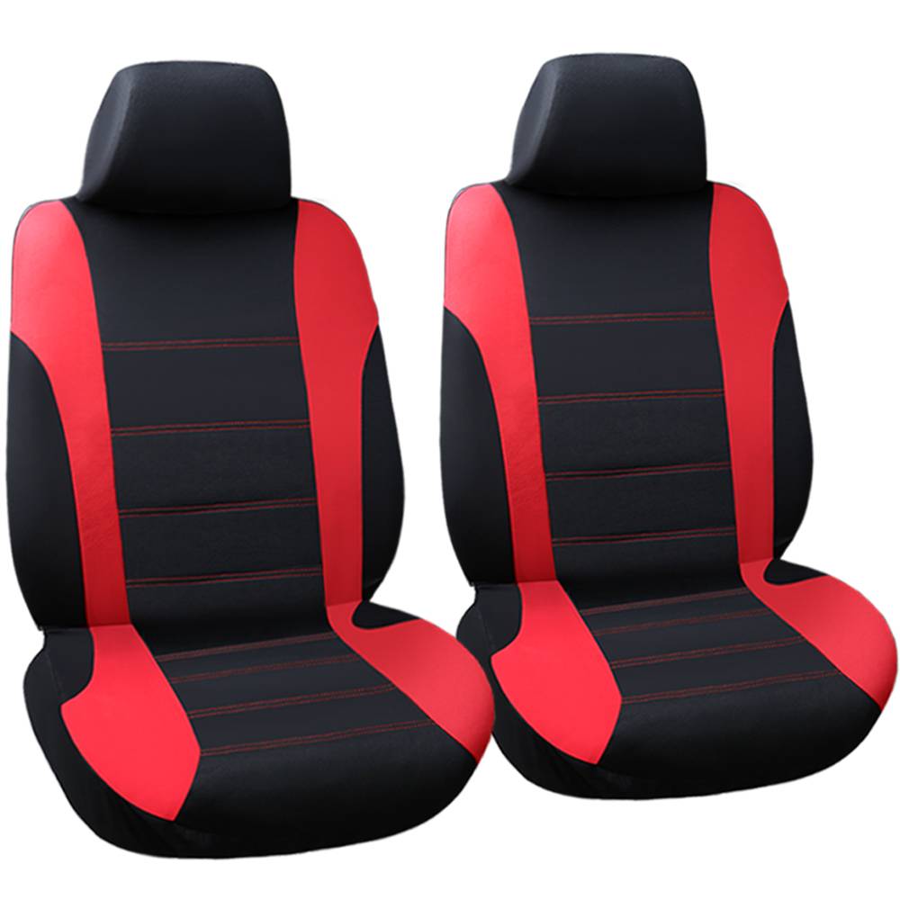 Fundas de asiento coche rojas. protectoras universal para los 5 asientos del automóvil -