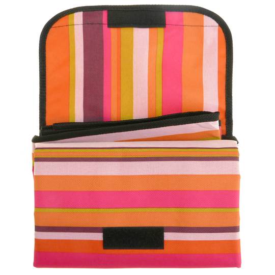 Manta de picnic 150 x 130 cm estampado rayas anchas multicolor