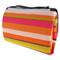 Manta de picnic 150 x 130 cm estampado rayas anchas multicolor
