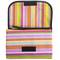 Picknickdecke 150 x 130 cm mehrfarbiger fein gestreifter Druck