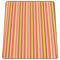 Picknickdecke 150 x 130 cm mehrfarbiger fein gestreifter Druck