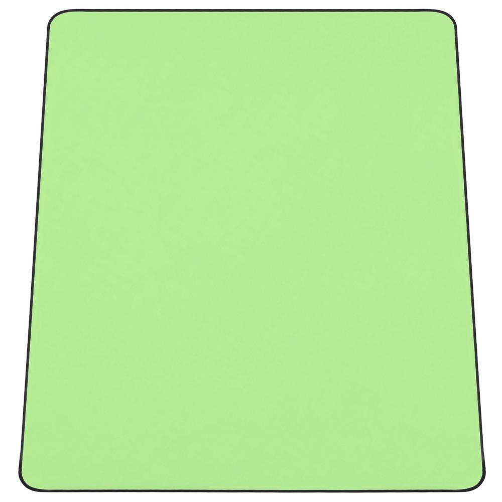 Manta de piquenique 150 x 130 cm impressão verde com flores