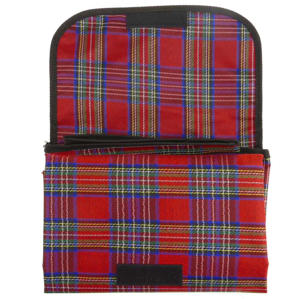 Coperta da picnic 145 x 100 cm stampa scozzese rossa