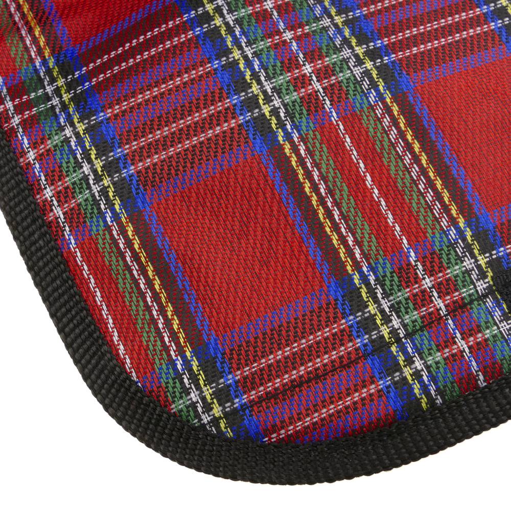 Coperta da picnic 145 x 100 cm stampa scozzese rossa