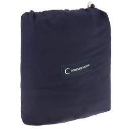 Saco de dormir de viagem microfibra azul de 115 x 210 cm
