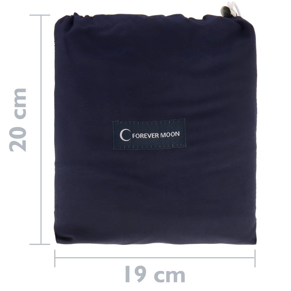 Reiseschlafsack 115 x 210 cm blaue Mikrofaser