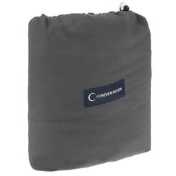 Saco-cama de viagem microfibra cinza 115 x 210 cm