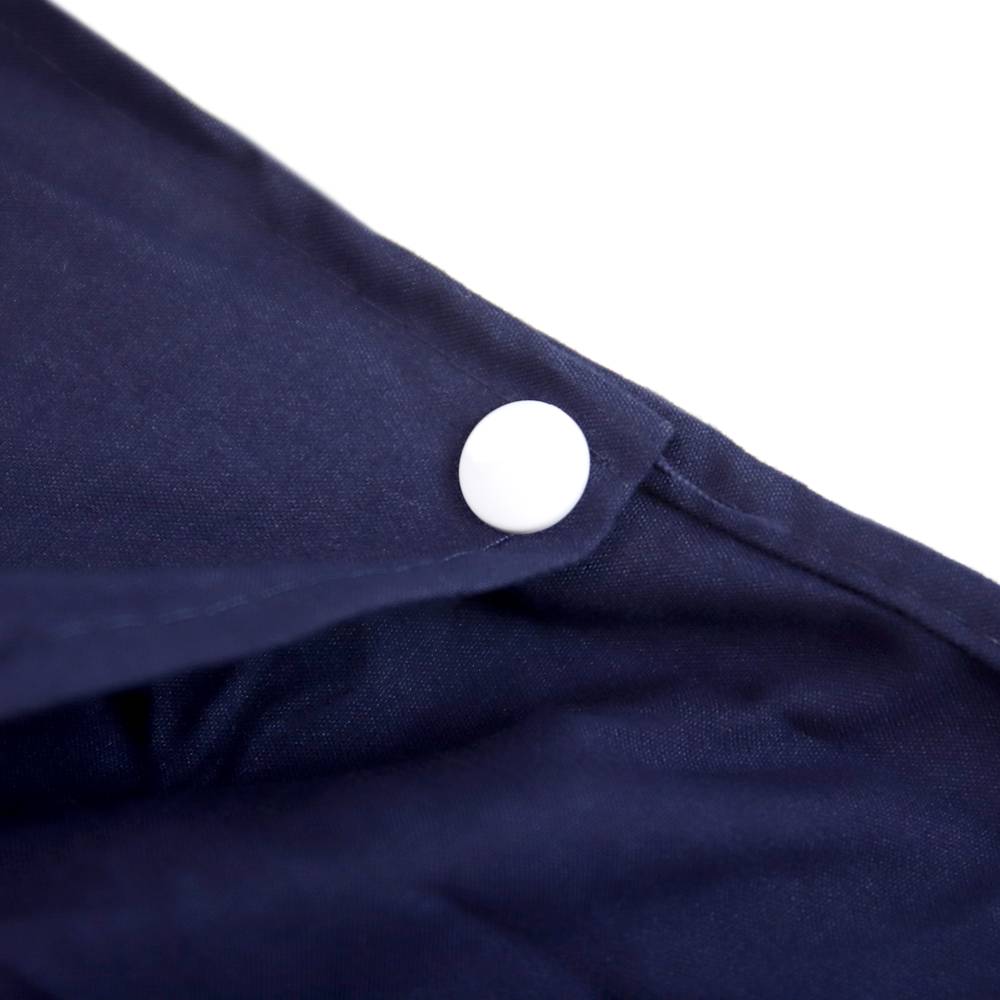 Reisslaapzak 180 x 210 cm microfiber blauw