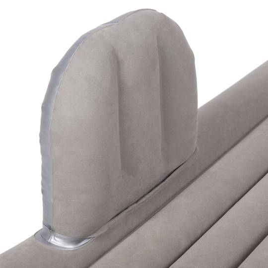 Grey Inflatable Mattress Complete Car Sleeping Bed Kit with Electric Air Pump and Inflatable Pillows