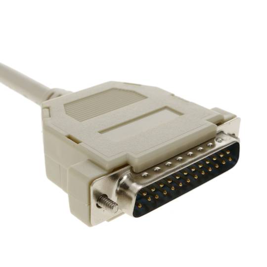 Seriële / parallelle kabel 1,8 m (DB25-M / M)