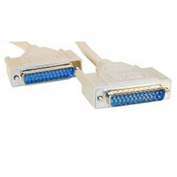 Cable Serial/Parallel 15m (DB25-M/M)