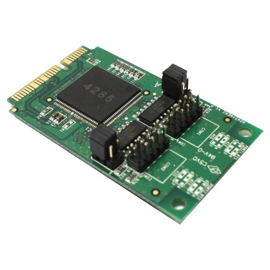 Mini PCIe adaptador com 2 RS422 porta serial RS485 e