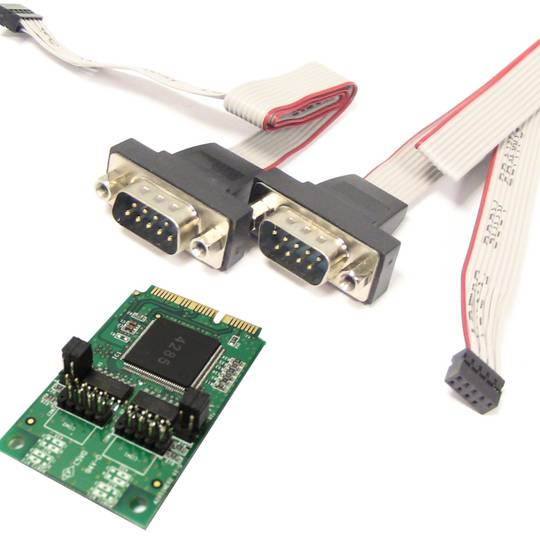 Mini PCIe adaptador com 2 RS422 porta serial RS485 e