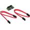 Adaptador Mini PCIe 2 portas SATA2-angular