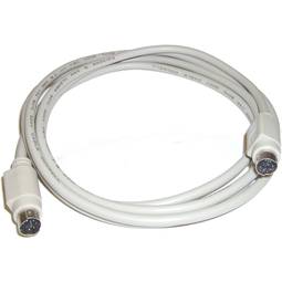 Keyboard extension cable with connector PS2 miniDIN 6-pin male to male 1.8m