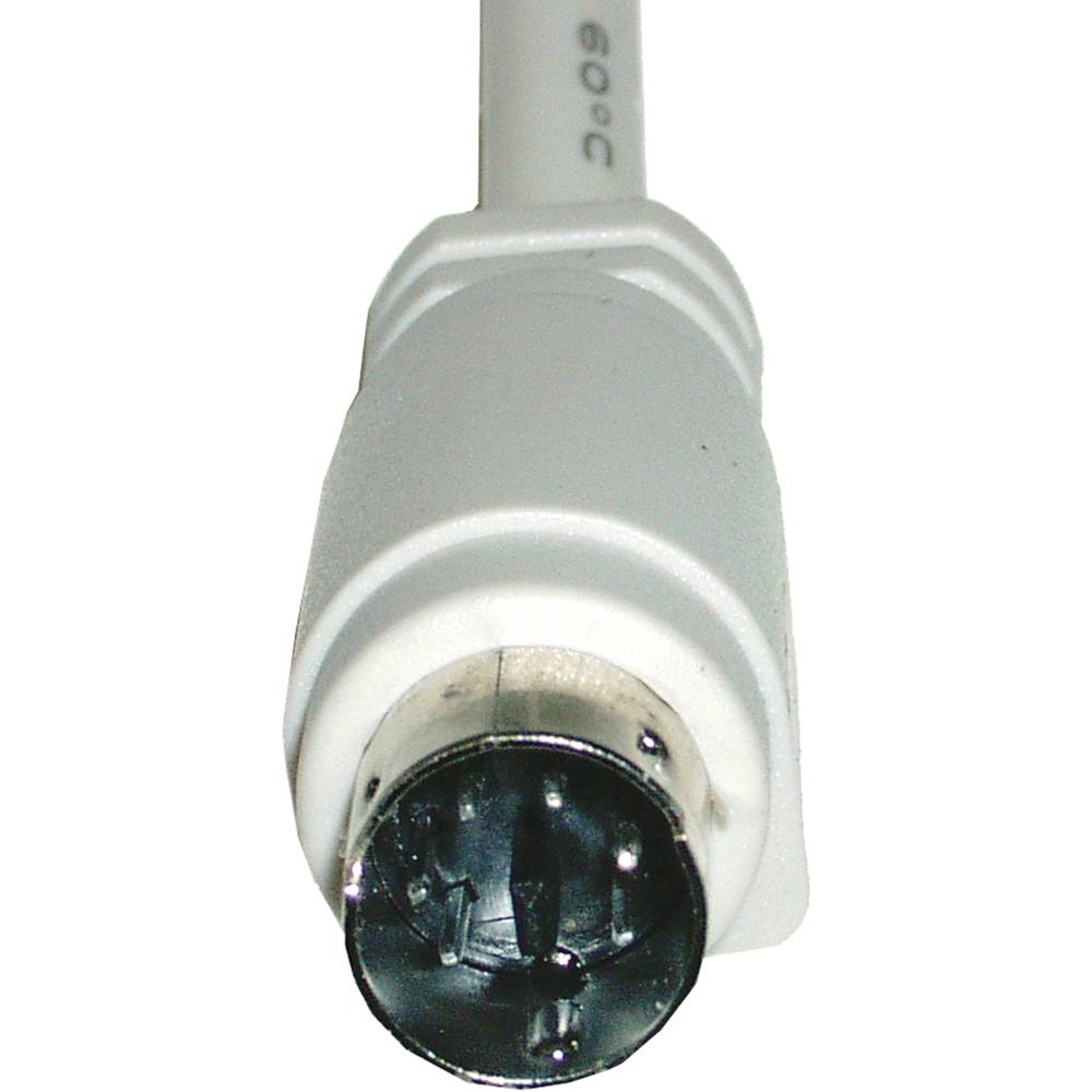 Keyboard extension cable with connector PS2 miniDIN 6-pin male to male 1.8m
