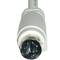 Keyboard extension cable with connector PS2 miniDIN 6-pin male to female 10m