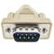 Serial connector adapter DB9 male to PS2 miniDIN 6-pin male