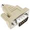 Serial connector adapter DB9 male to PS2 miniDIN 6-pin male