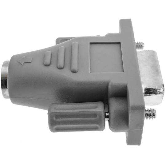 Serial connector adapter DB9 female to PS2 miniDIN 6-pin female