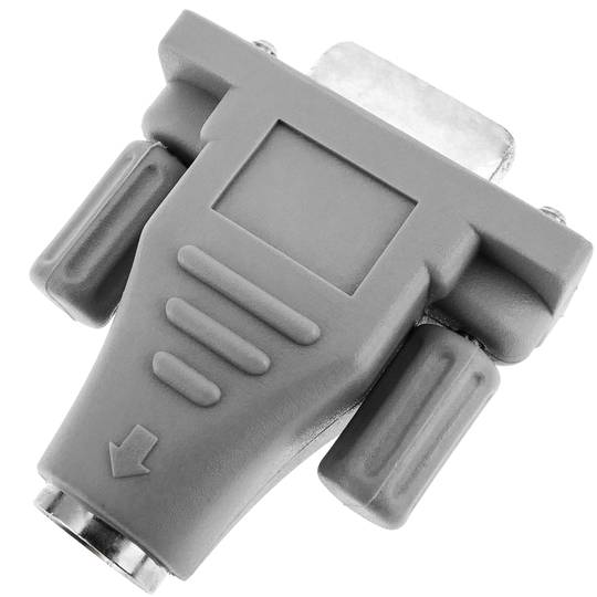 Serial connector adapter DB9 female to PS2 miniDIN 6-pin female