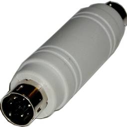 Adaptador de connector PS2 MiniDIN 6-pin mascle a mascle