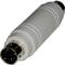 Adaptador de conector PS2 miniDIN macho de 6 pin para macho