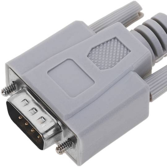 Serial cable with connector DB9 male to male 1.8m