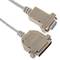 Cabo serial com conector DB25 macho para DB9 fêmea 1.8m
