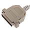 Cabo serial com conector DB25 macho para DB9 fêmea 1.8m