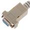 Cabo serial com conector DB25 macho para DB9 fêmea 1.8m