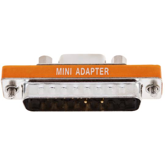 Mini Adaptador Serie (DB9H-DB25M)