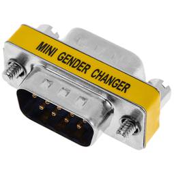 Mini Adaptador Serie (DB9-M/M)