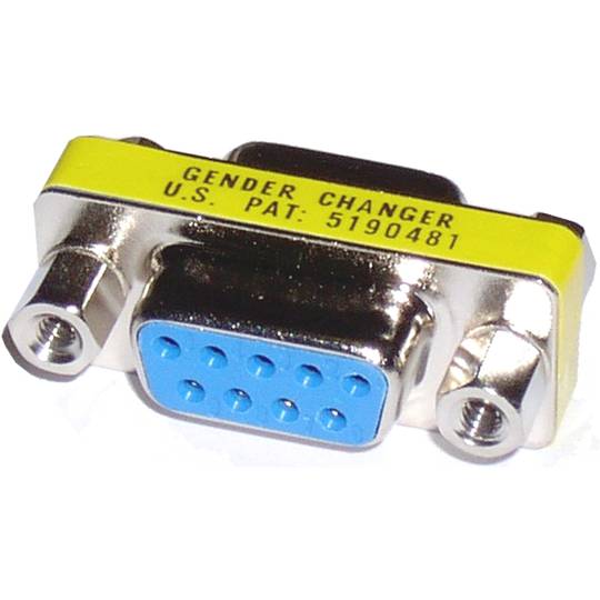Mini Adaptateur série (DB9-H/H)