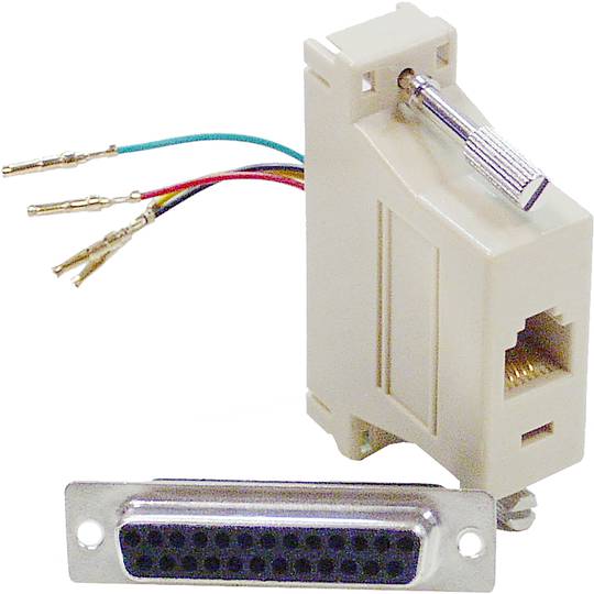 RJ11H-DB25H adaptateur configurable