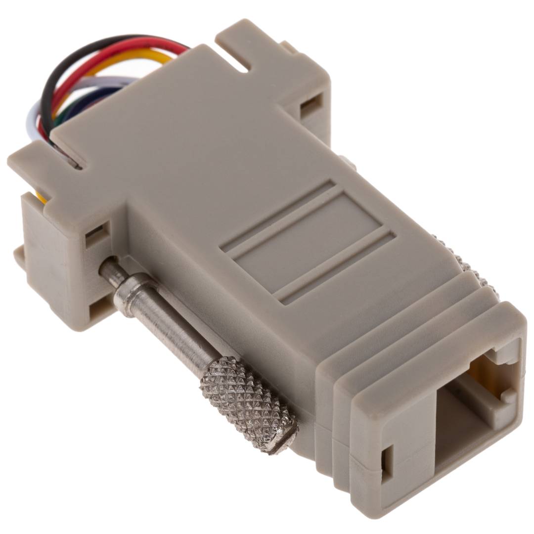 Konfigurowalny adapter RJ45H-DB9M