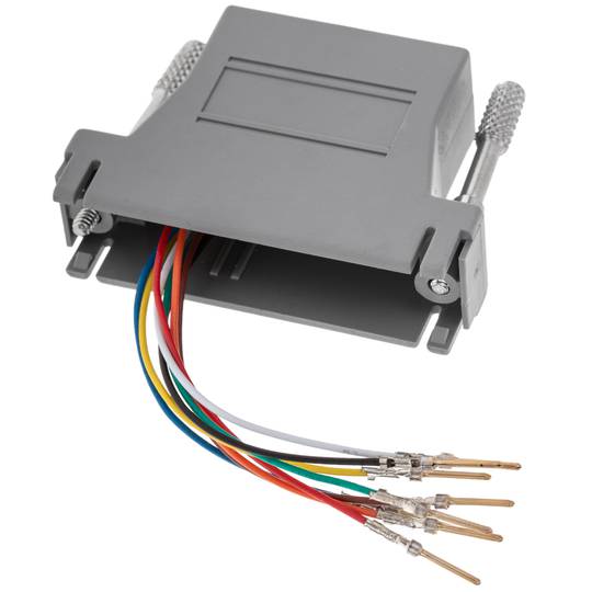 Konfigurowalny adapter RJ45H-DB25M